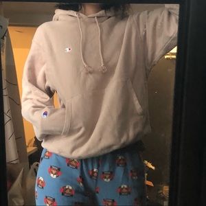 Champion light pink hoodie